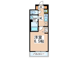 ﾌﾟﾚｻﾝｽOSAKADOMECITYｽｸｴｱ(611)の物件間取画像